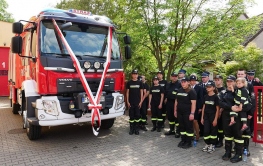 OSP w Mirocinie Górnym doposażona – strażacy otrzymali nowy wóz bojowy
