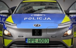 Samochody elektryczne na potrzeby jednostek Policji garnizonu lubuskiego. 
