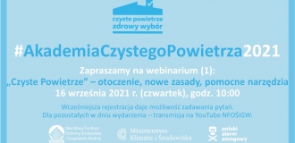 Druga odsłona Akademii Czystego Powietrza od 16 września