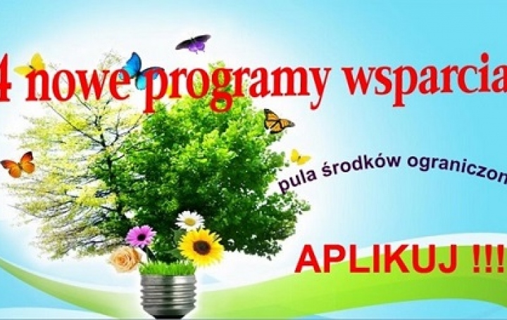 Cztery nowe programy wsparcia