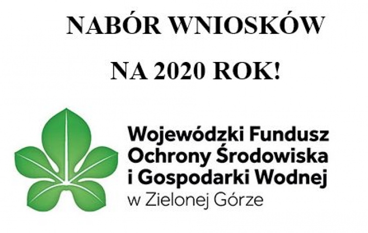 NABÓR WNIOSKÓW NA 2020 ROK!