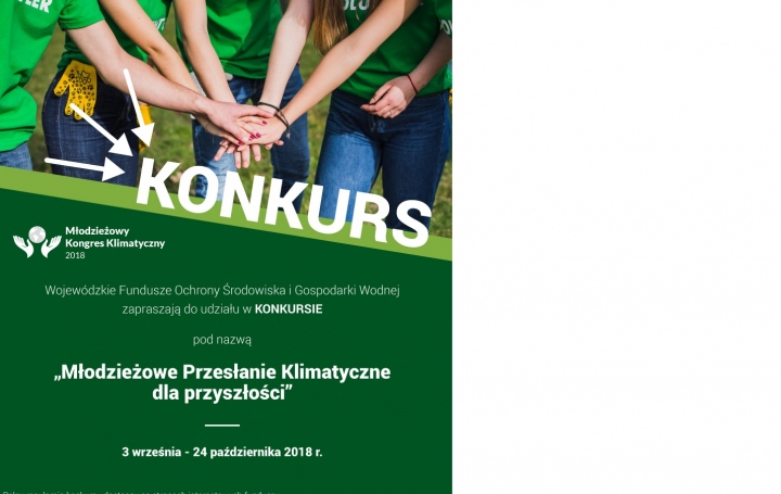 KONKURS „Młodzieżowe Przesłanie Klimatyczne dla przyszłości”