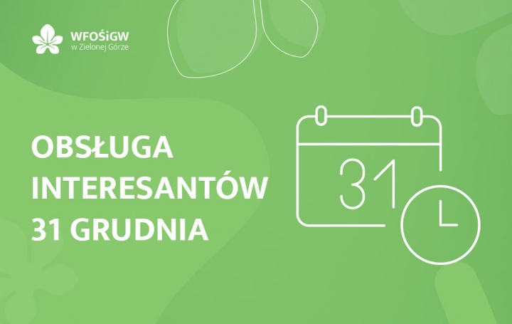 Komunikat o godzinach pracy 31 grudnia 2024 roku